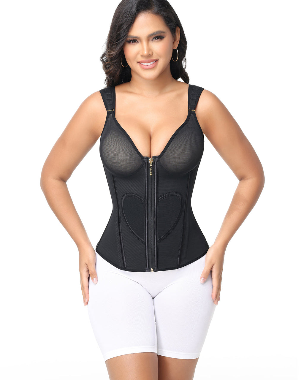 Shapshe® Fajas Colombianas Love Pattern Cinturilla Moldeadora para Abdomen