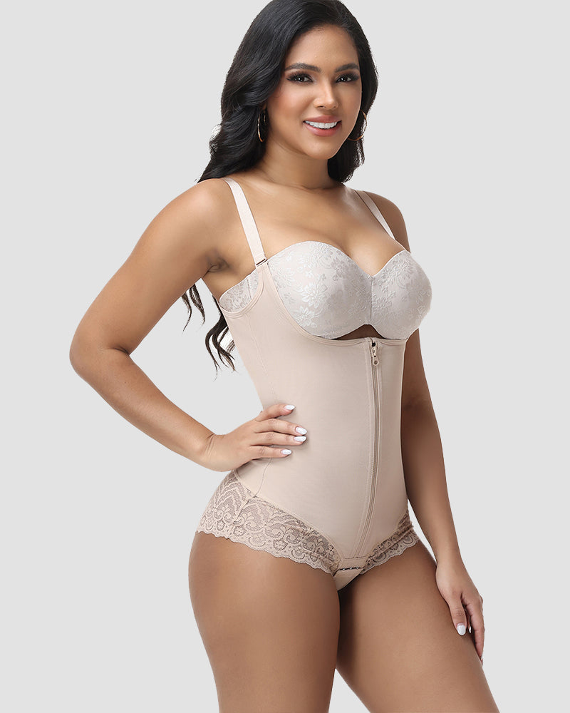 Shapshe® Body Moldeador de Compresión Doble con Encaje
