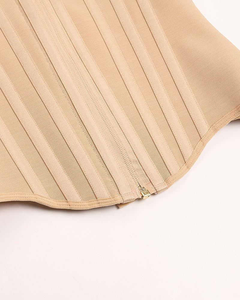 Shapshe® Corset Cinturilla Curvada con Ballenas, Alta Compresión para Cintura Pequeña