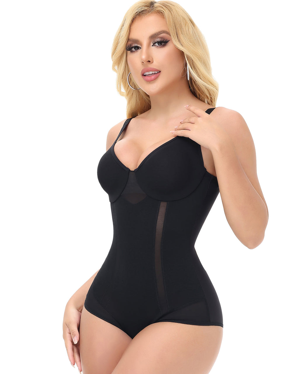 Shapshe® Body con Malla, Sostén Incorporado y Control de Abdomen (Preventa)