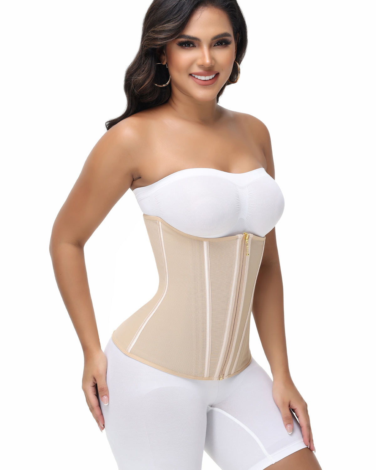 Shapshe® Fajas Colombianas Doble Compresión Moldeador de Cintura con Control de Abdomen