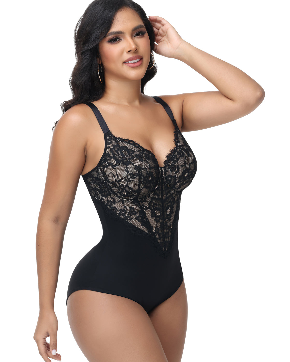 Shapshe® Body Moldeador Levanta Cadera de Encaje Floral Sexy