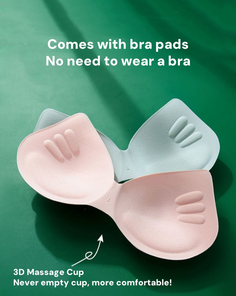 Sostén inalámbrico con copa push-up, broche frontal sin costuras, corrige la joroba